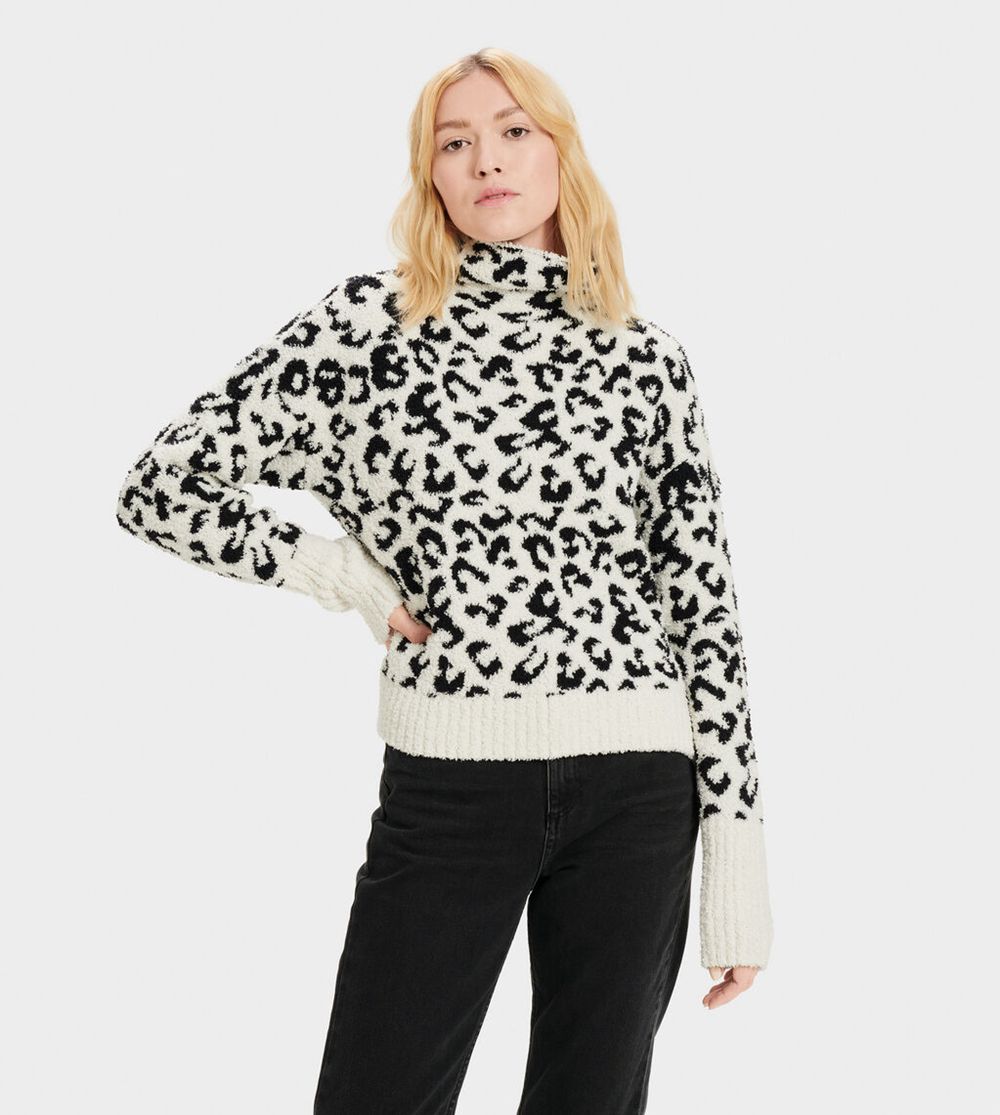 Ugg Sweater Canada - Ugg Women's Sage Turtleneck Leopard